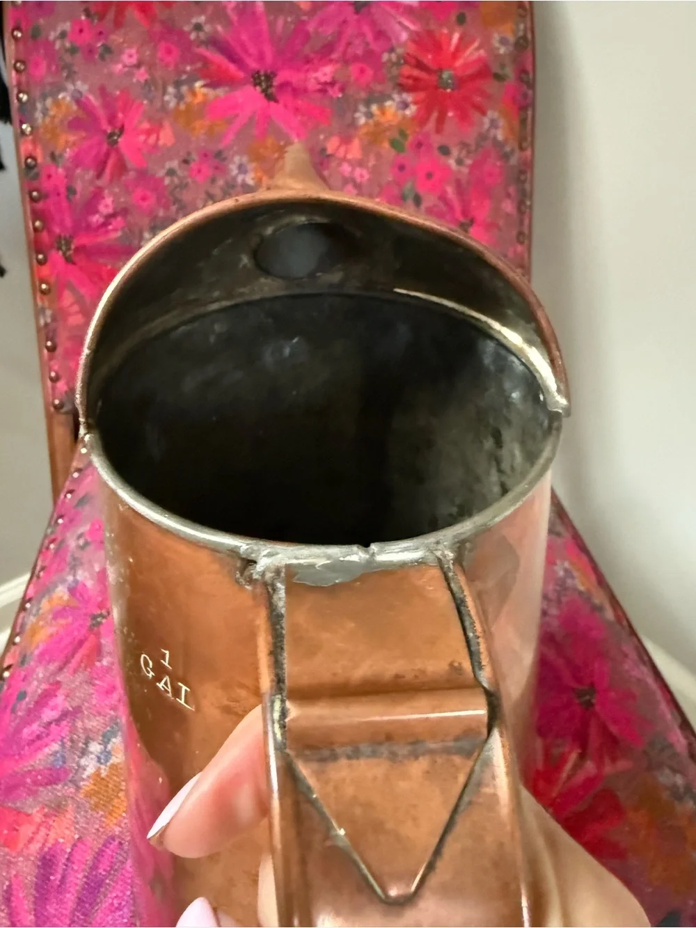 Vintage Copper Liquid Measuring Pourer